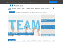 Tablet Screenshot of notarisvanduin.nl
